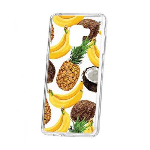 Чехол Kruche Samsung Galaxy A8+ 2018 (A730) Print Тропический микс в МТС