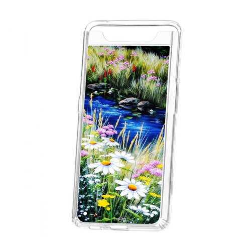 Чехол Kruche Samsung Galaxy A80 Print Ромашки у ручья в МТС