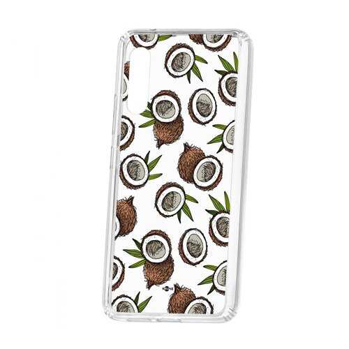 Чехол Kruche Samsung Galaxy A90 5G Print Кокосы в МТС