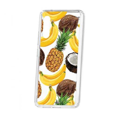 Чехол Kruche Samsung Galaxy A90 5G Print Тропический микс в МТС