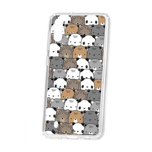 Чехол Kruche Samsung Galaxy M10 Print Медвежата в МТС