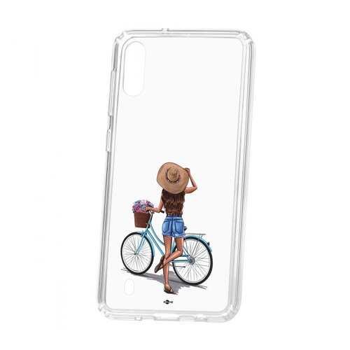 Чехол Kruche Samsung Galaxy M10 Print Велосипедная прогулка в МТС