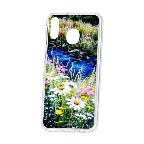 Чехол Kruche Samsung Galaxy M20 Print Ромашки у ручья в МТС