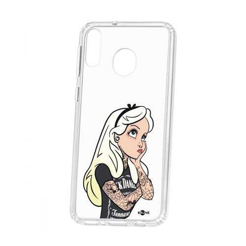 Чехол Kruche Samsung Galaxy M20 Print Tattoo Girl в МТС