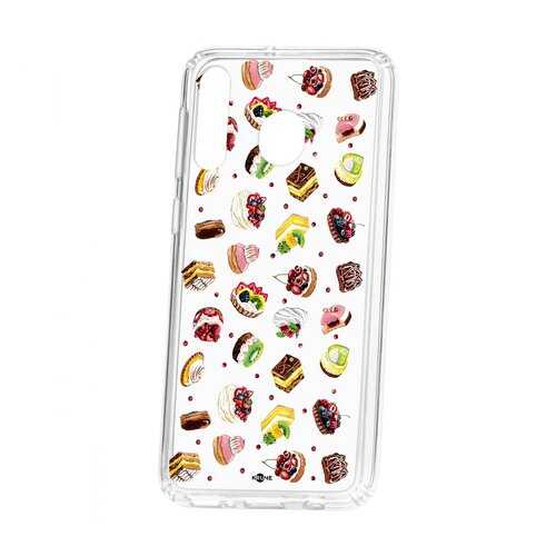 Чехол Kruche Samsung Galaxy M30 Print Cake в МТС