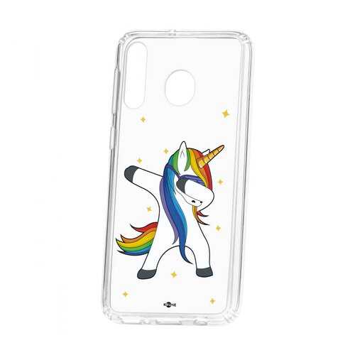 Чехол Kruche Samsung Galaxy M30 Print Единорожка в МТС