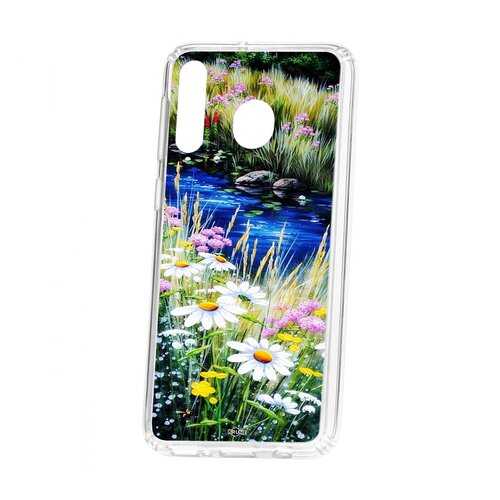 Чехол Kruche Samsung Galaxy M30 Print Ромашки у ручья в МТС
