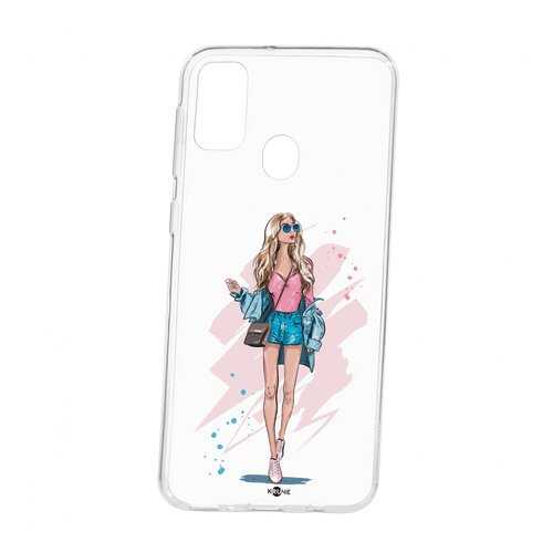 Чехол Kruche Samsung Galaxy M30S Print Fashion Girl в МТС