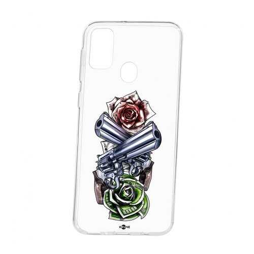 Чехол Kruche Samsung Galaxy M30S Print Карты деньги 2 ствола в МТС