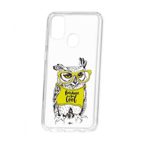 Чехол Kruche Samsung Galaxy M30S Print Сова в очках в МТС