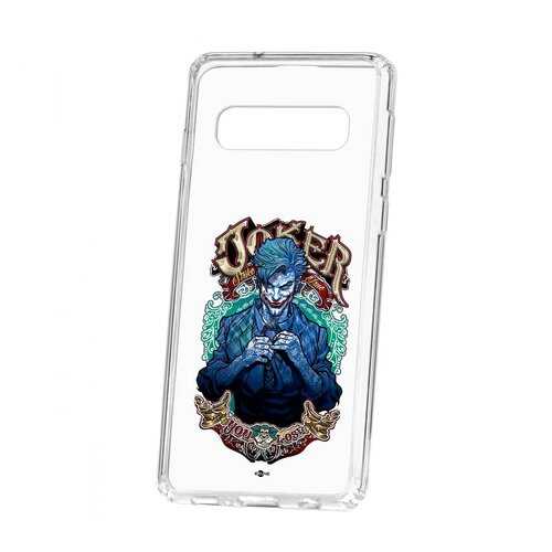 Чехол Kruche Samsung Galaxy S10 Print Джокер в МТС
