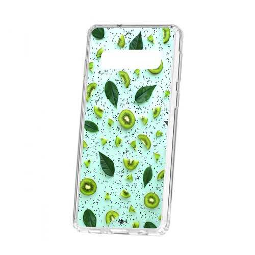 Чехол Kruche Samsung Galaxy S10 Print Киви в МТС