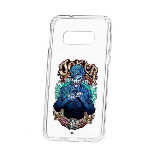 Чехол Kruche Samsung Galaxy S10e Print Джокер в МТС