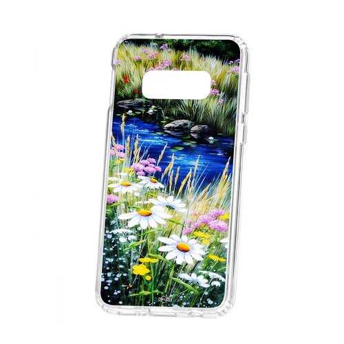 Чехол Kruche Samsung Galaxy S10e Print Ромашки у ручья в МТС