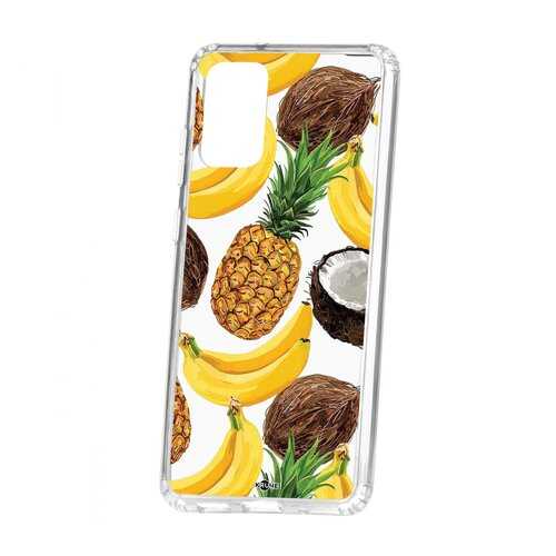 Чехол Kruche Samsung Galaxy S20 Plus Print Тропический микс в МТС