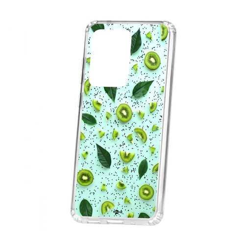 Чехол Kruche Samsung Galaxy S20 Ultra Print Киви в МТС