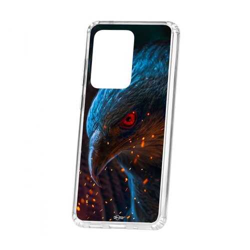 Чехол Kruche Samsung Galaxy S20 Ultra Print Орел в МТС