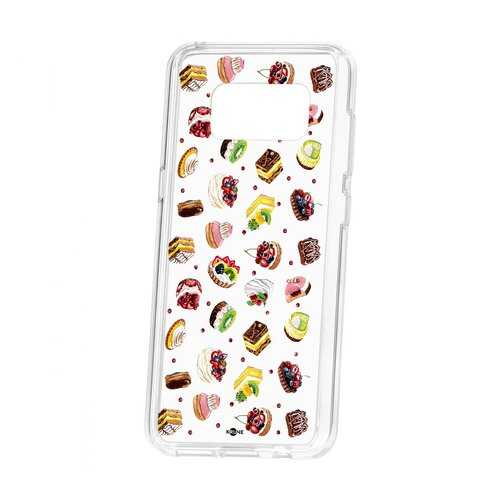 Чехол Kruche Samsung Galaxy S8 Print Cake в МТС