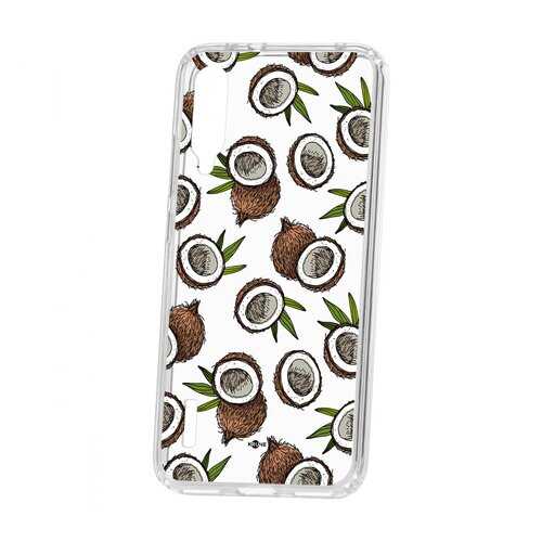 Чехол Kruche Xiaomi Mi A3 Print Кокосы в МТС