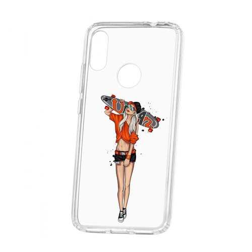 Чехол Kruche Xiaomi Redmi Note 7 Print Лонгборд в МТС
