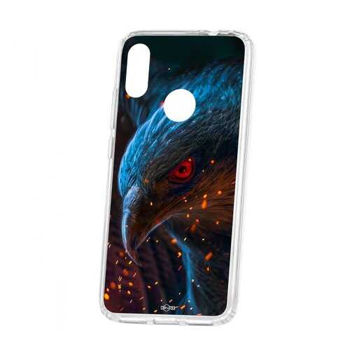 Чехол Kruche Xiaomi Redmi Note 7 Print Орел в МТС