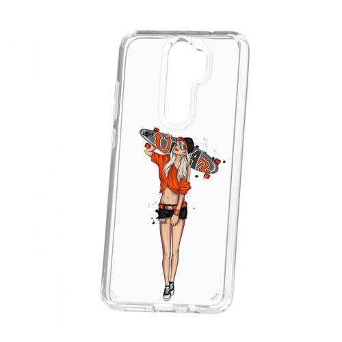 Чехол Kruche Xiaomi Redmi Note 8 Pro Print Лонгборд в МТС