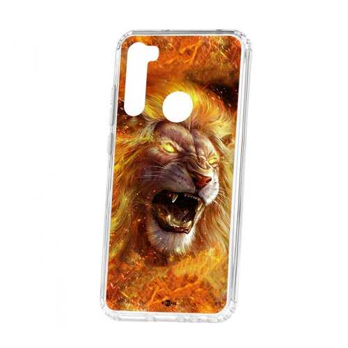 Чехол Kruche Xiaomi Redmi Note 8T Print Лев в МТС