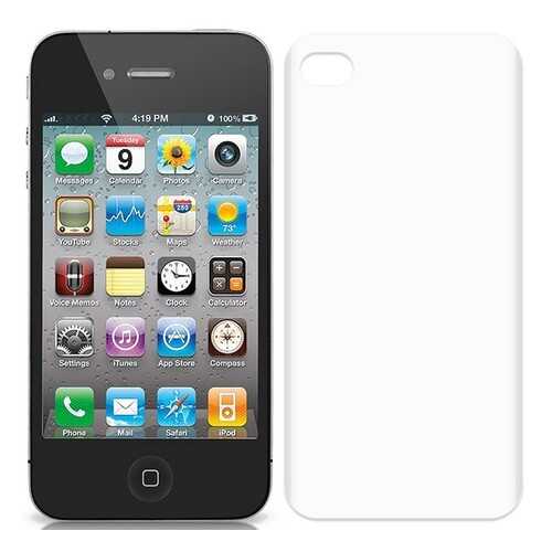 Чехол Krutoff TPU для iPhone 4/4S Transparent в МТС