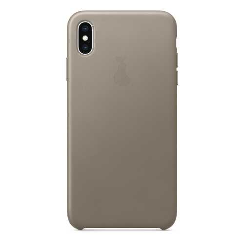 Чехол Leather Case для iPhone XS Max, LCIPXSM-10-TAUP в МТС