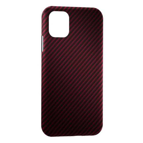 Чехол Lyambda Сarbon Series для iPhone 11 Red Matte в МТС