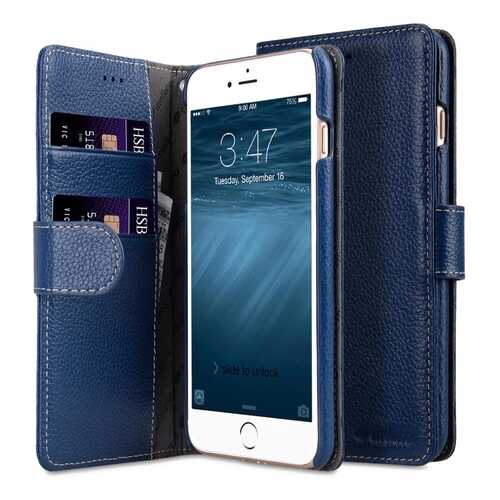 Чехол Melkco для Apple iPhone 7 Plus/8 Plus - Wallet Book Type, Dark Blue в МТС