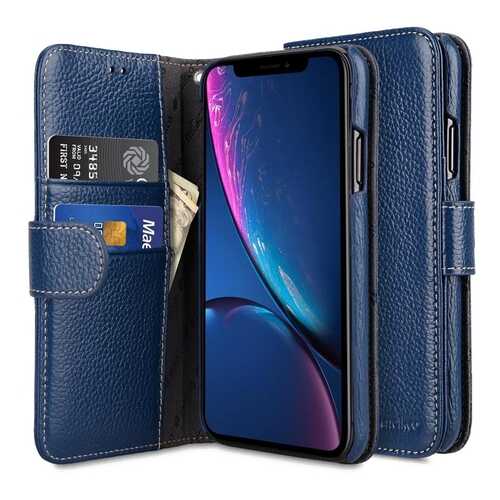 Чехол Melkco для Apple iPhone Xr - Wallet Book Type - Dark Blue в МТС