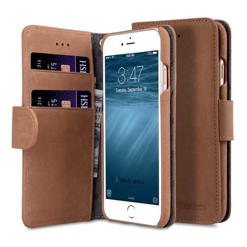 Чехол Melkco для iPhone 7/8 - Wallet Book Type (Classic Vintage Brown) - Brown в МТС