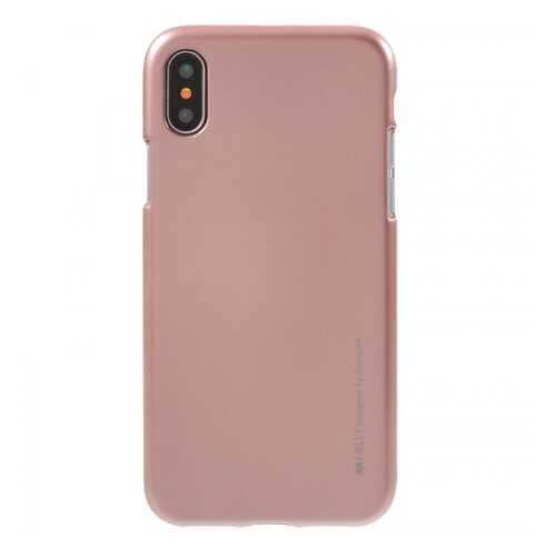 Чехол Mercury iJelly Metal series для Apple iPhone X/XS Rose Gold в МТС