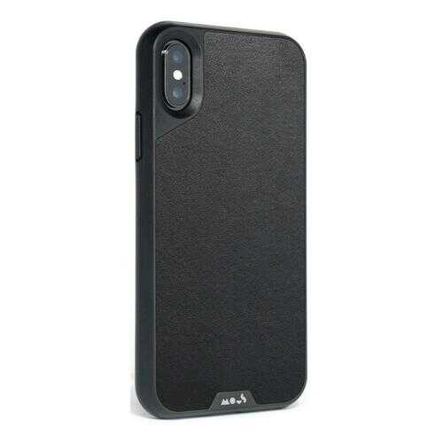 Чехол Mous Limitless 2.0 (LIM2-IX65BLK-LETHRBLK-NS-RET) для iPhone Xs Max (Black Leather) в МТС