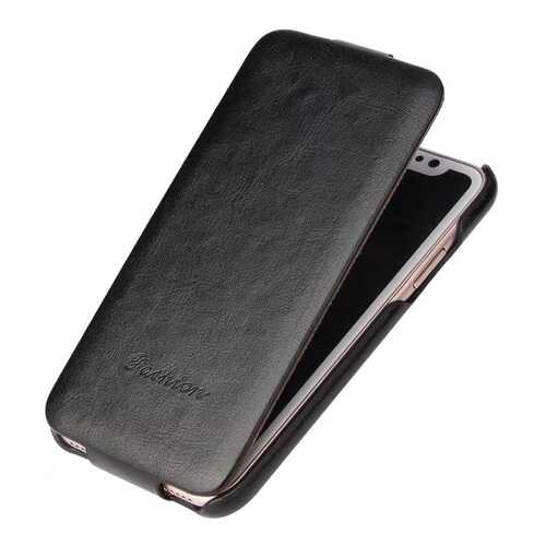 Чехол MyPads для Apple iPhone X (10) Black в МТС