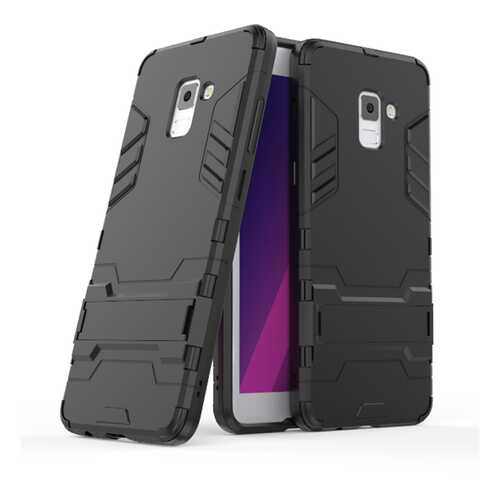Чехол MyPads для Samsung Galaxy A7 (2018) Black в МТС
