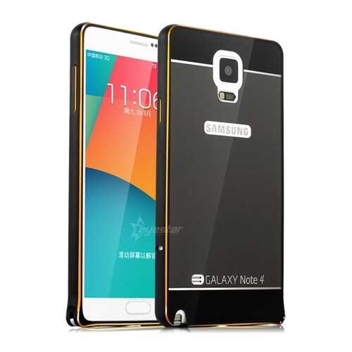 Чехол MyPads для Samsung Galaxy Note 4 Black в МТС