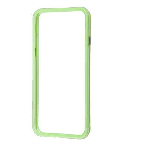 Чехол/накладка 'LP' Bumpers для iPhone 6/6s (зеленый/прозрачный) блистер в МТС