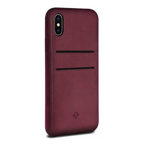 Чехол-накладка Twelve South Relaxed (12-1738) для Apple iPhone X (Marsala) в МТС