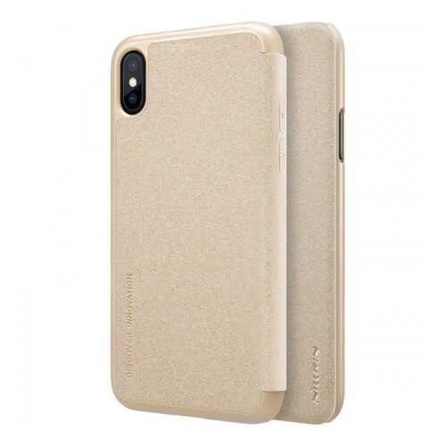 Чехол Nillkin Sparkle Series для Apple iPhone X / XS Gold в МТС