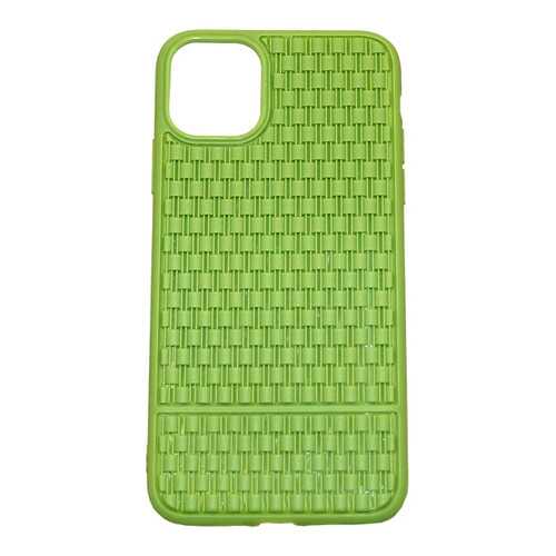 Чехол Плетение для iPhone 11 Pro Max Green в МТС