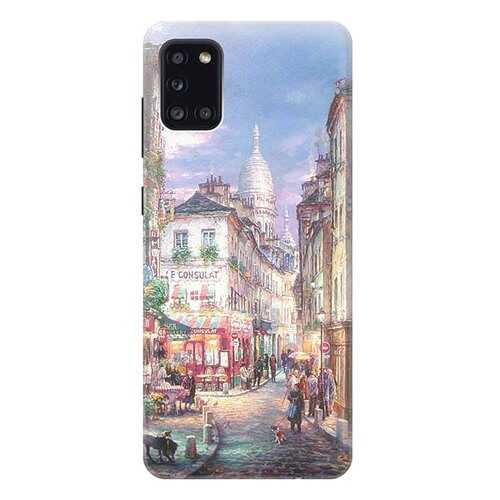 Чехол RE:PA для Samsung Galaxy A31 с принтом Пейзаж Монмартра в МТС