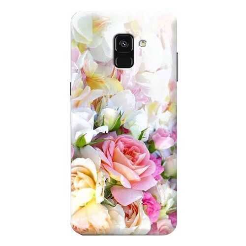 Чехол RE:PA для Samsung Galaxy A8 (2018) SM-A530 с принтом Нежные розы в МТС