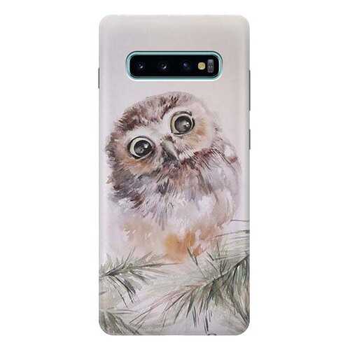 Чехол RE:PA для Samsung Galaxy S10+ с принтом Совенок в МТС