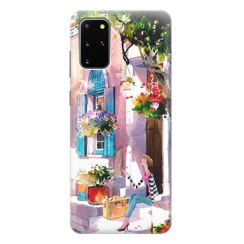 Чехол RE:PA для Samsung Galaxy S20+ с принтом Девочка на цветущей улочке в МТС
