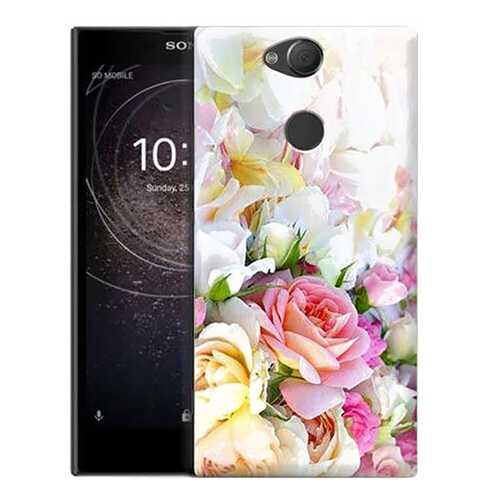 Чехол RE:PA для Sony Xperia XA2 с принтом Нежные розы в МТС
