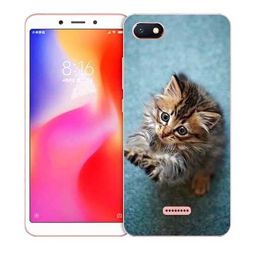 Чехол RE:PA для Xiaomi Redmi 6A с принтом Котёнок на голубом в МТС