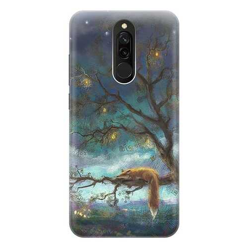 Чехол RE:PA для Xiaomi Redmi 8 с принтом Лиса на дереве в МТС