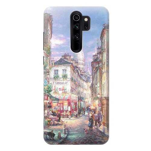 Чехол RE:PA для Xiaomi Redmi Note 8 Pro с принтом Пейзаж Монмартра в МТС